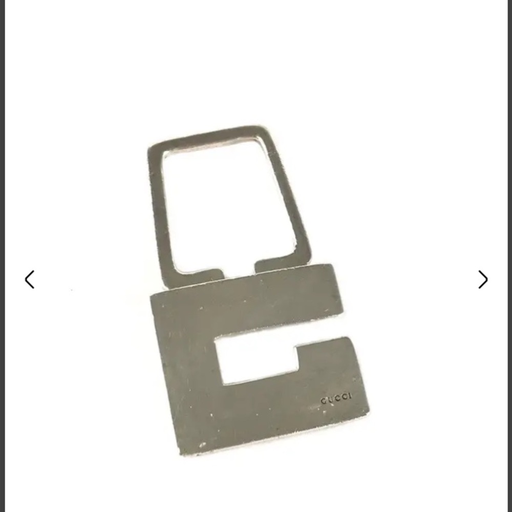 Gucci Silver keychain